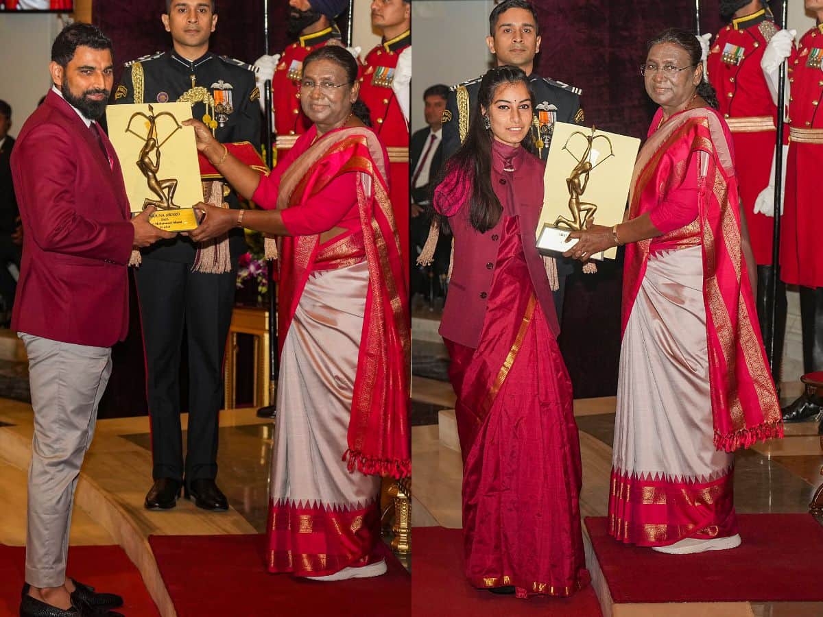National Sports Awards 2023 Shami, Sheetal Devi receive Arjuna Award
