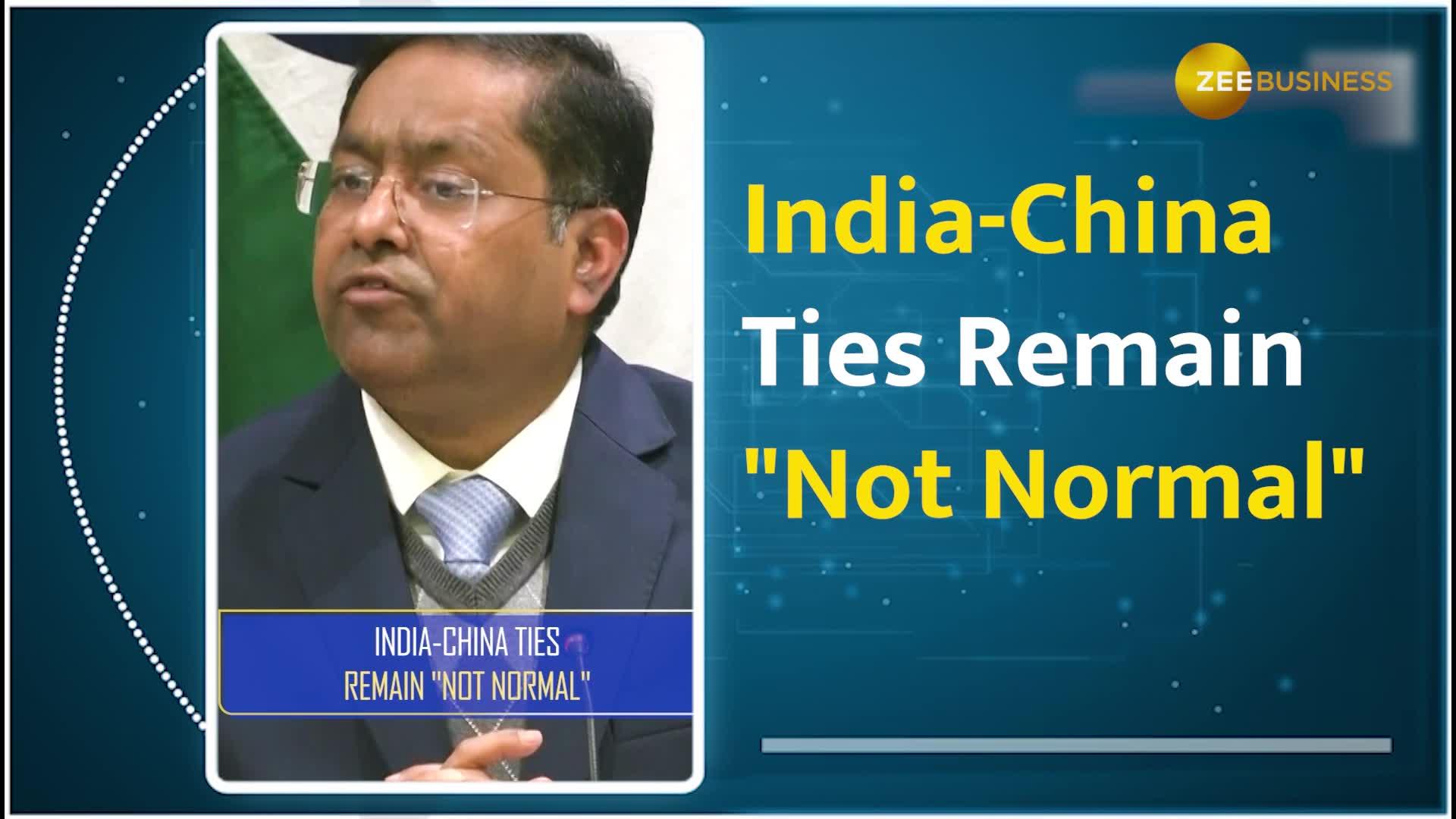 India-China Relations Remain Strained: No Improvement Despite Talks, Says MEA 