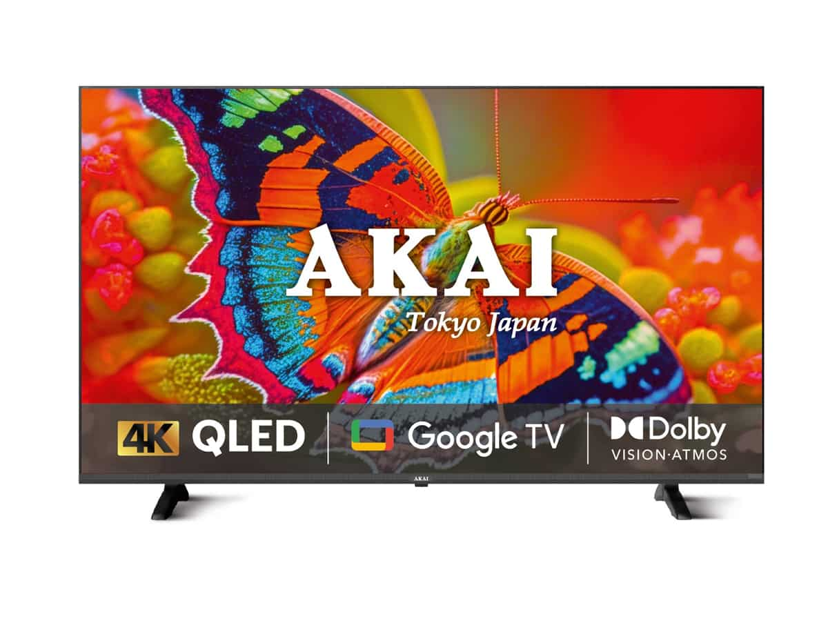 Japanese brand Akai launches 4K QLED Google TV series in India: Check price and other features