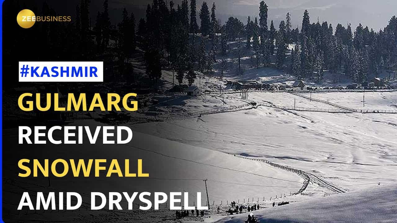 Jammu & Kashmir News: Fresh Snowfall In Gulmarg After Long Dryspell ...