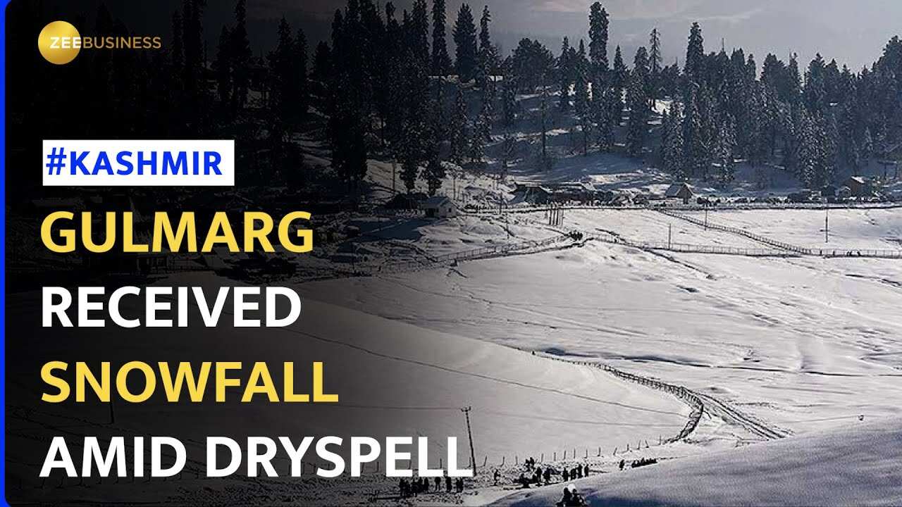 Jammu Kashmir News Fresh Snowfall In Gulmarg After Long Dryspell Jammu Kashmir News Fresh Snowfall In Gulmarg After Long Dryspell