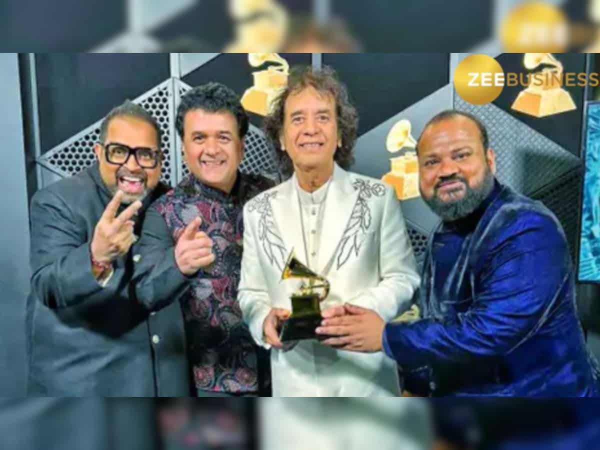 Grammy 2024 Award: Ustad Zakir Hussain bags 3 awards; Shankar Mahadevan, V Selvaganesh and Ganesh Rajagopalan's band Shakti also wins
