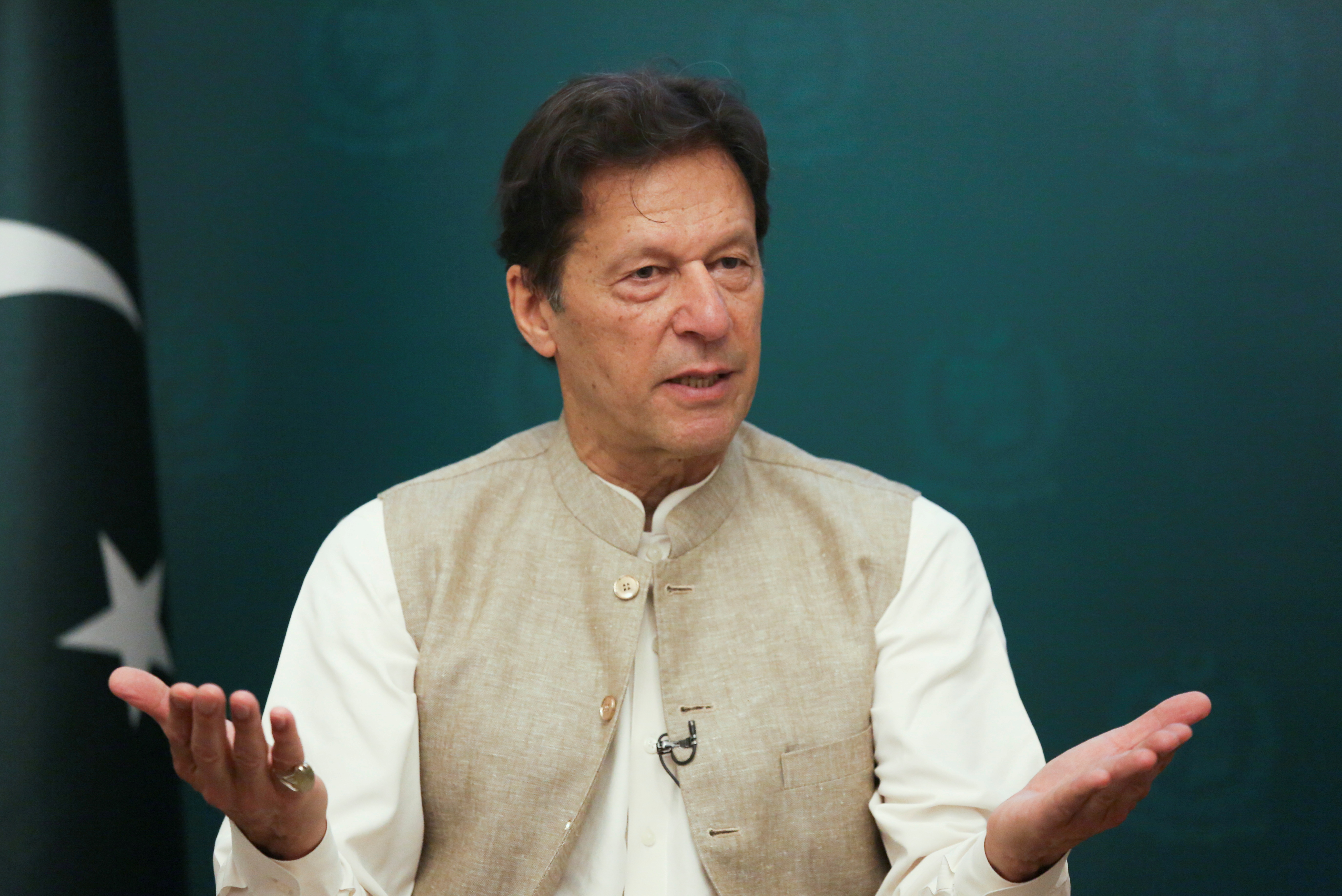 Jailed Imran Khan uses AI to claim victory