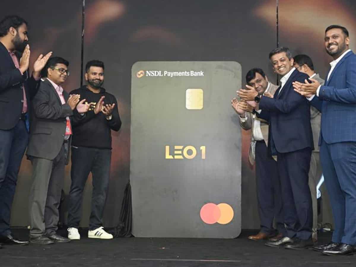 Rohit Sharma unveils India's first numberless prepaid student ID card in collaboration with LEO1, MasterCard