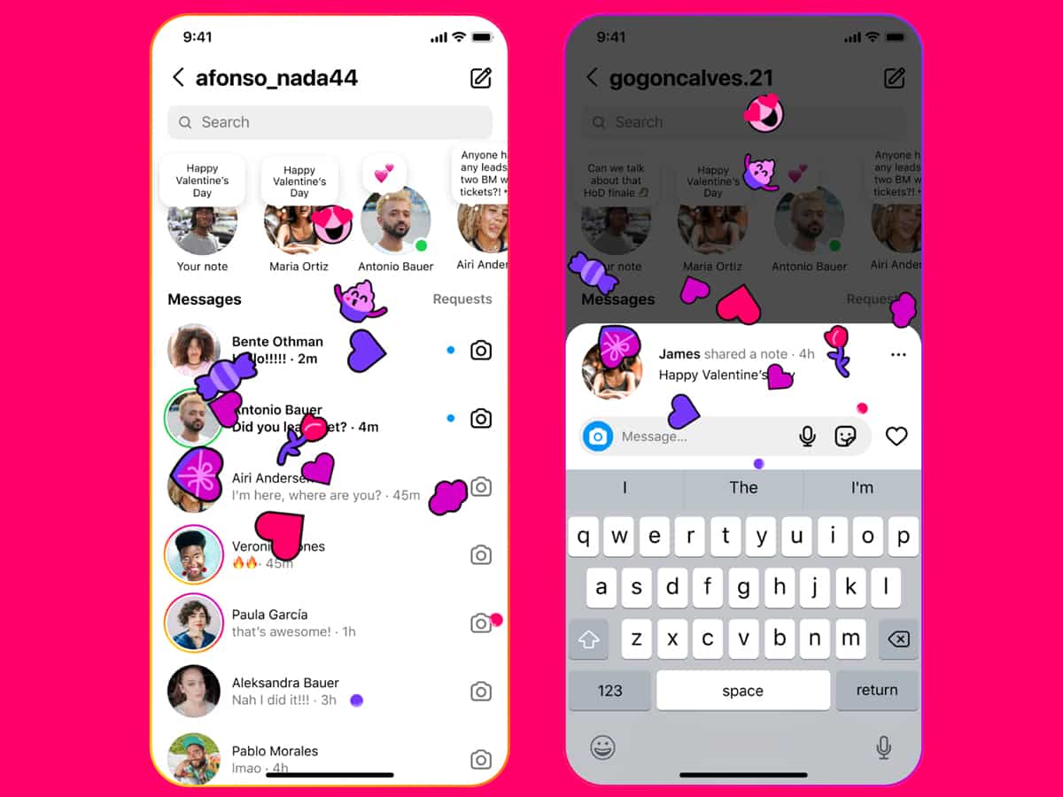 Valentine's Day 2024: Instagram brings special features to Stories and Notes - Check details 