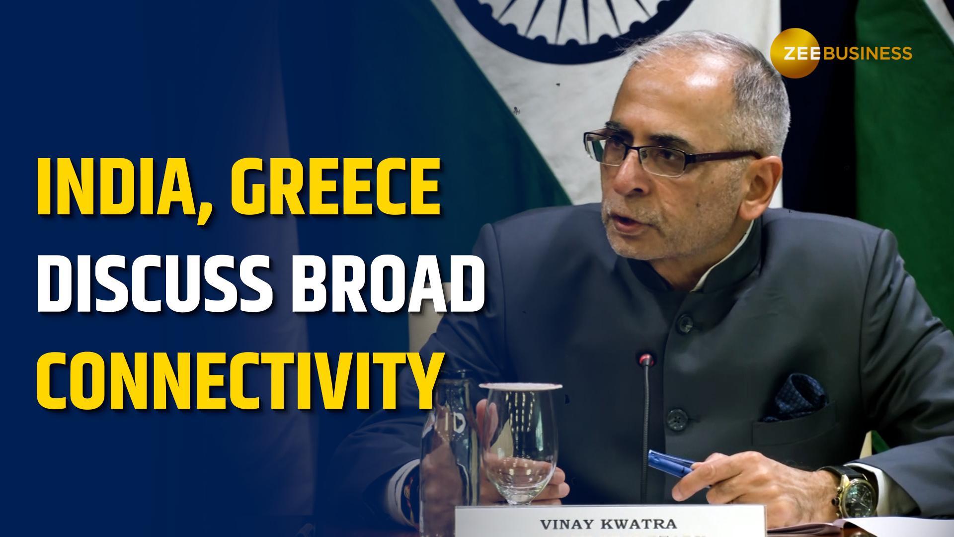 India-Greece Talks: India, Greece Discuss Wider Connectivity Beyond ...