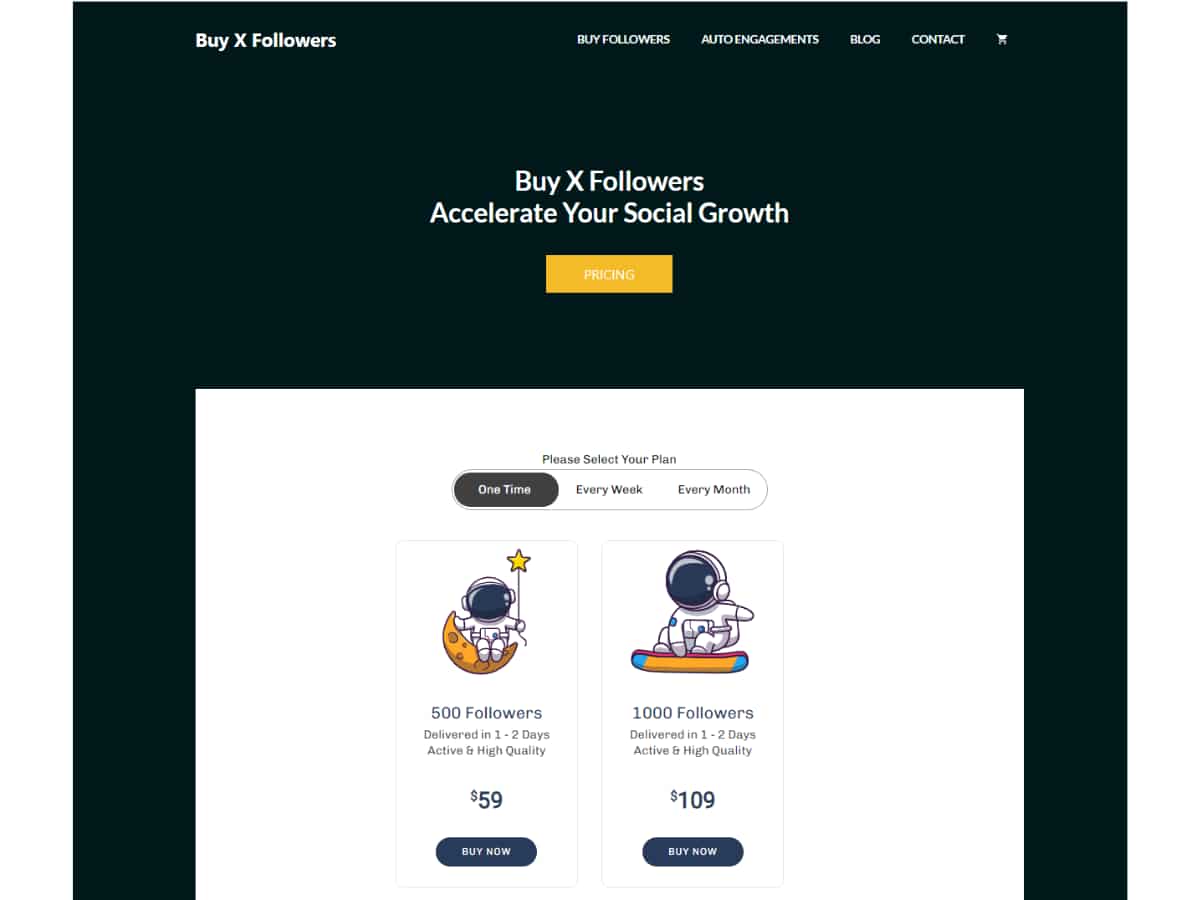 5 best sites to buy X followers with real results