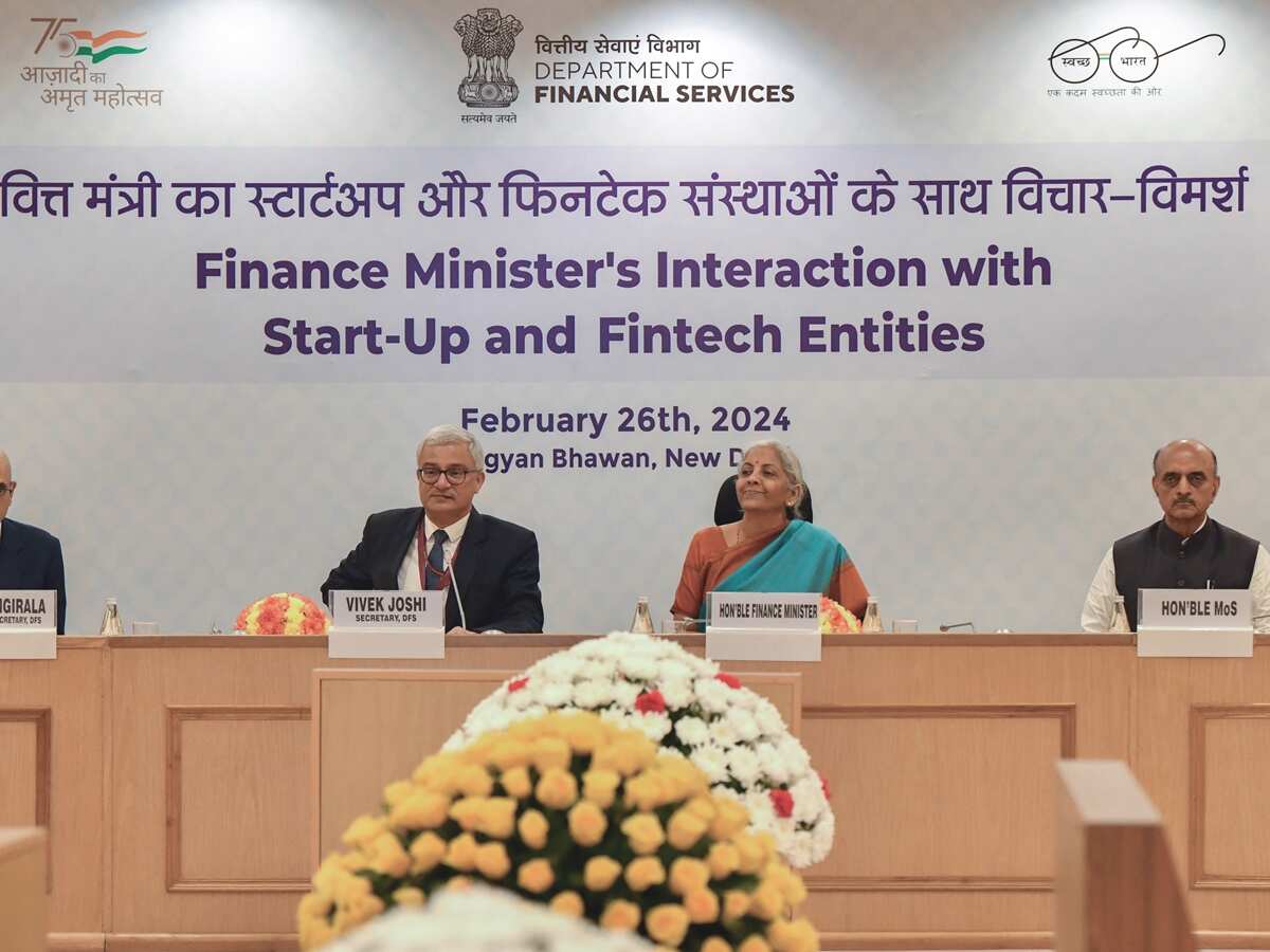 FM Nirmala Sitharaman chairs meeting with top executives of 50 fintech firms 