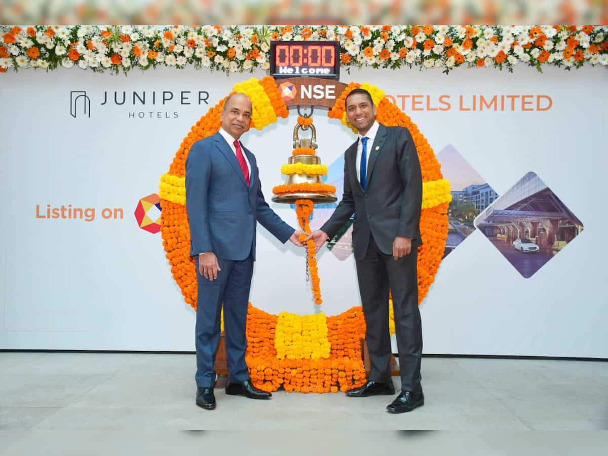 Juniper Hotels share price listing NSE, BSE: Shares jump over 10% after flat debut 