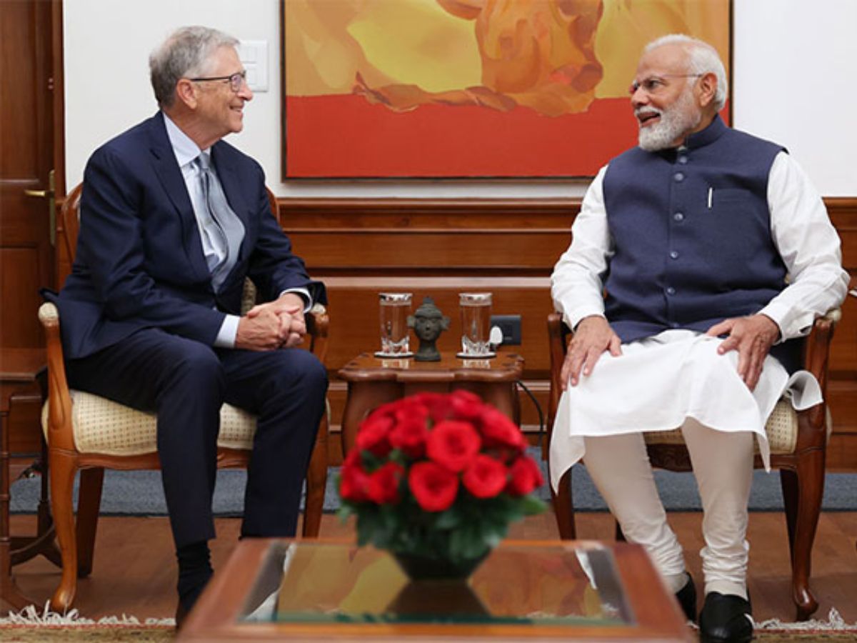 PM Modi meets Bill Gates, discussion on AI