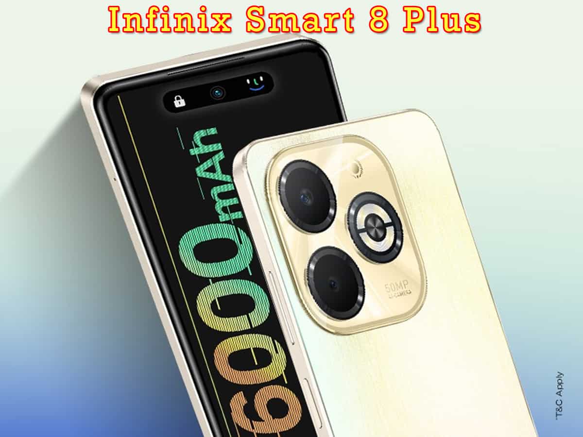 Infinix Smart 8 Plus: 6000mAh battery, 50MP camera, 128GB storage and much more at just Rs 6,999
