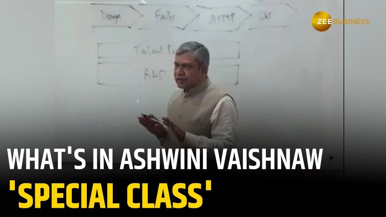 WATCH | Ashwini Vaishnaw Delivers 'Special Class' on India's Semiconductor Ecosystem Development