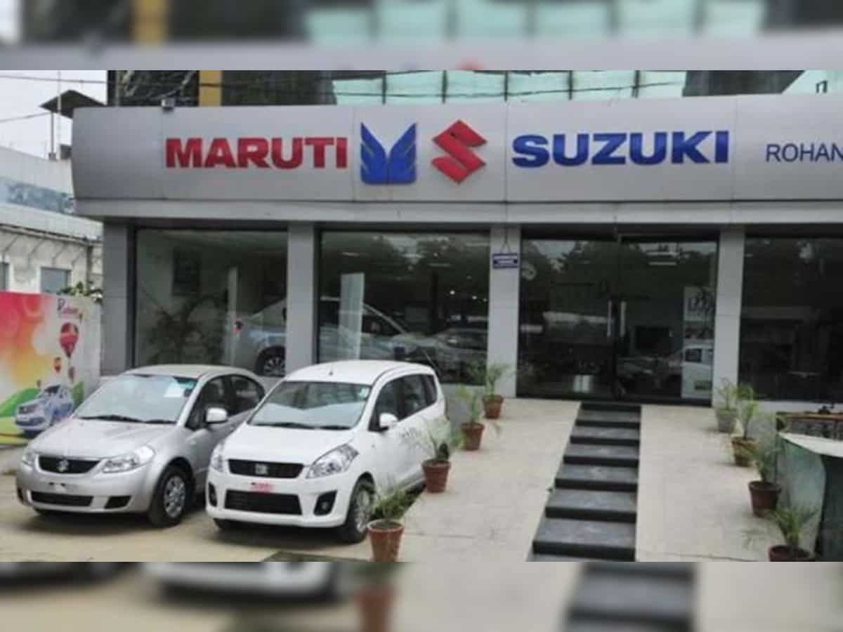 Maruti Suzuki India slips after slump in passenger car production in February