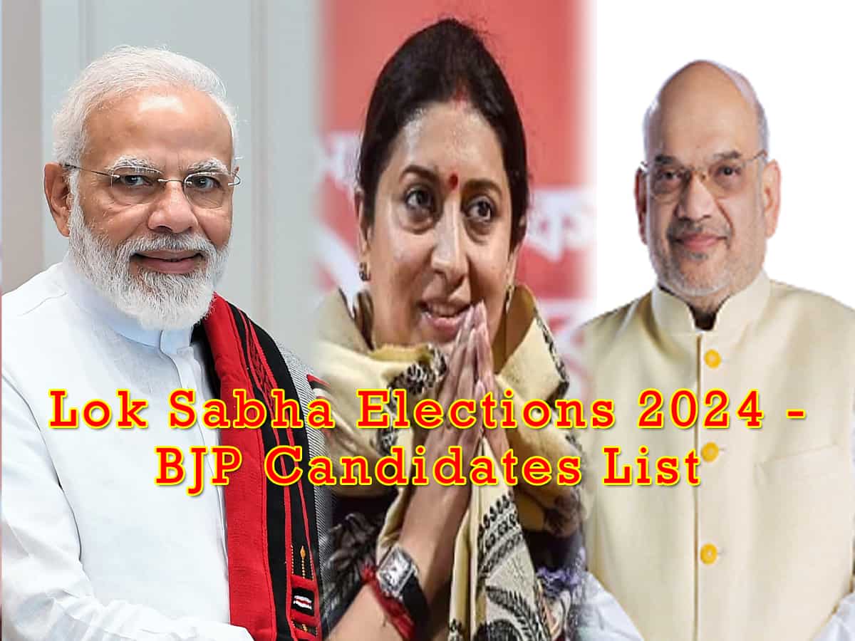 BJP Candidates complete List 2024 for Lok Sabha Elections PM Modi