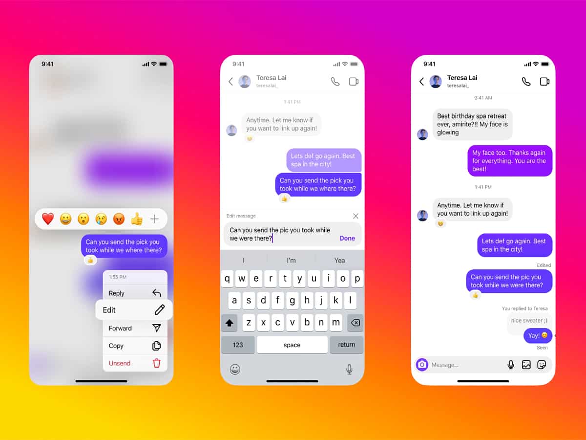 Instagram now lets you edit DMs - Here's how it works
