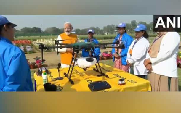 PM Modi applauds spirit of India's Lakhpati Didis, distributed 1000 Kisan drones to 1000 NaMo Drone Didis