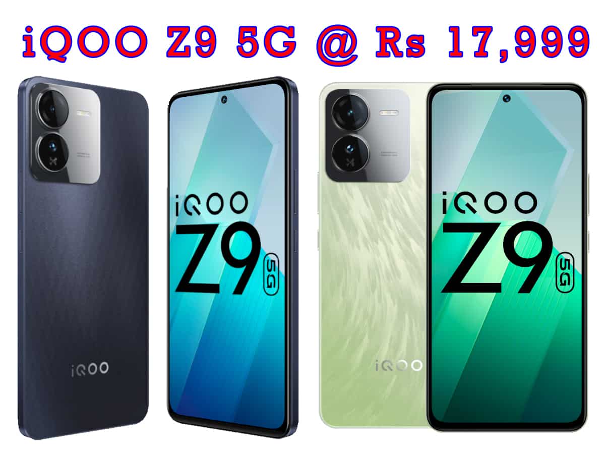 iQOO Z9 5G unveiled at starting price of Rs 17,999: Sony IMX 882 OIS camera, 4K recording and more - Check Full Specs