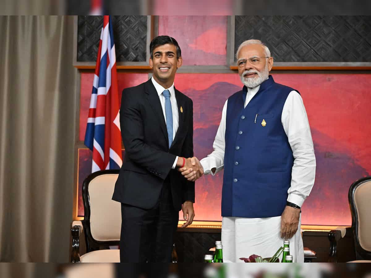 PM Modi talks to Rishi Sunak on early conclusion of the free trade agreement