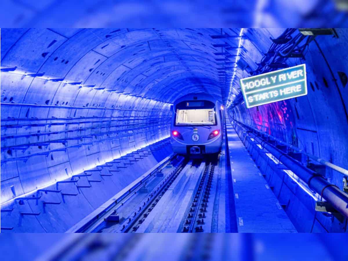 Commercial services of country's first underwater metro train commences