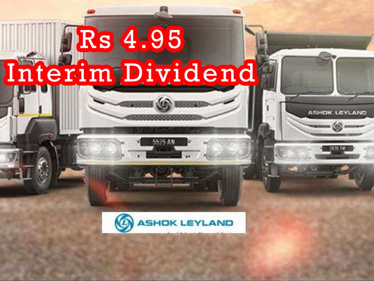 Rs 4.95 interim dividend: Ashok Leyland fixes record date - Check details 