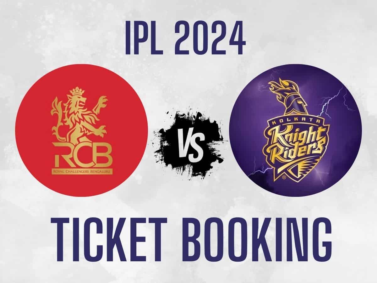 RCB vs KKR IPL 2024 Ticket Booking Online: Where and how to buy RCB vs KKR tickets online - Check IPL Match 10 ticket price, other details