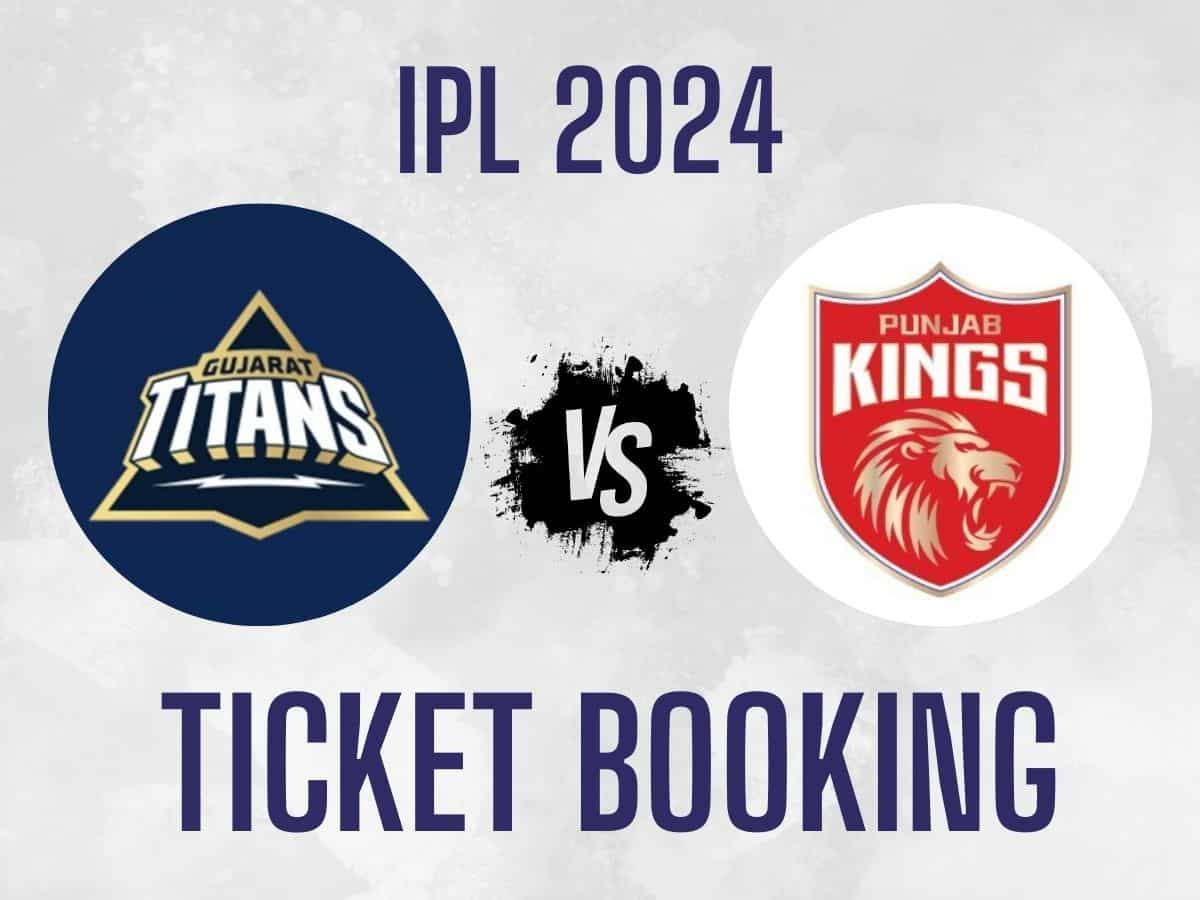 GT vs PBKS IPL 2024 Ticket Booking Online Where and how to buy GT vs