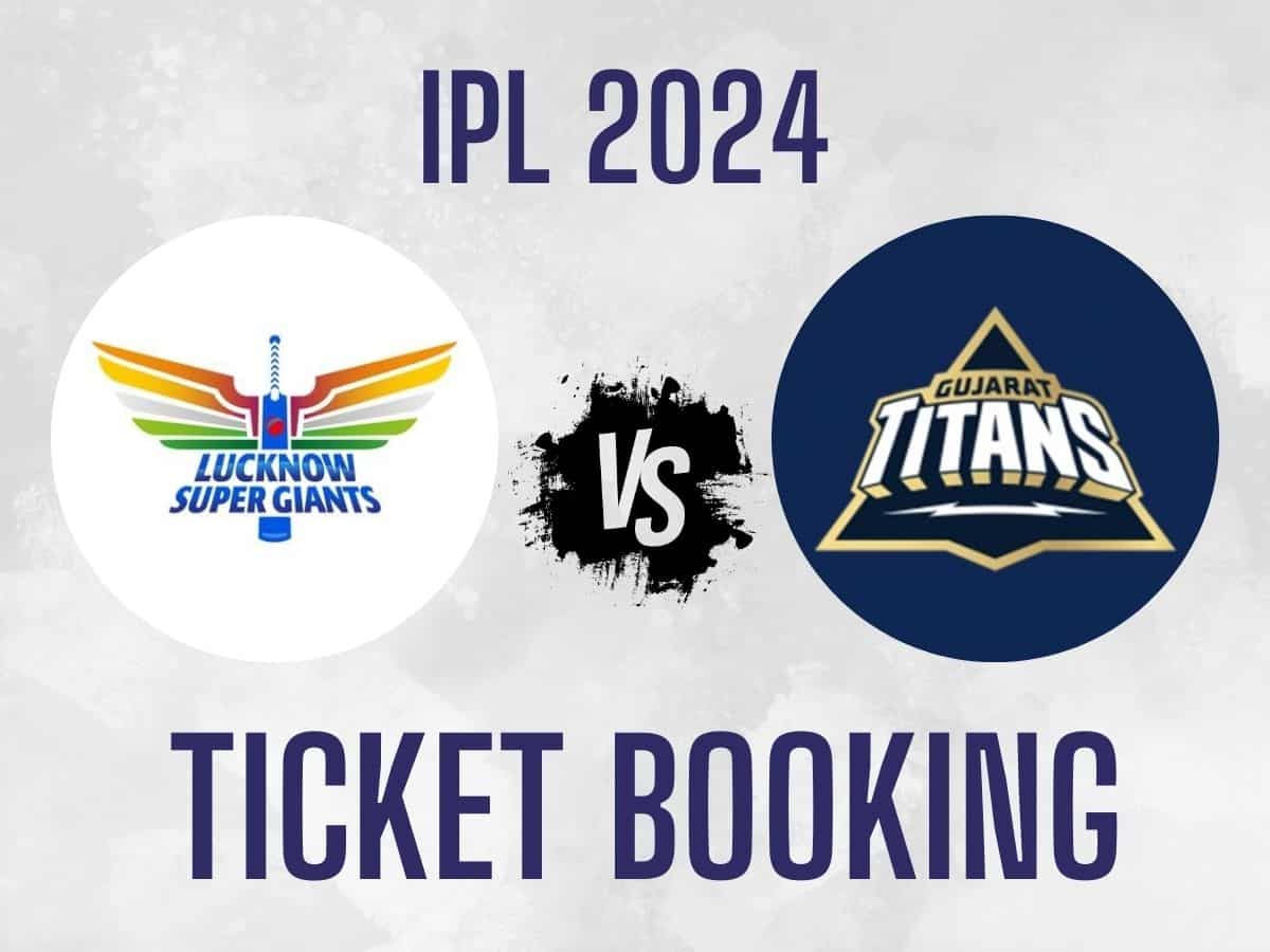 LSG vs GT IPL 2024 Ticket Booking Online: Where and how to buy LSG vs GT tickets online - Check IPL Match 21 ticket price, other details
