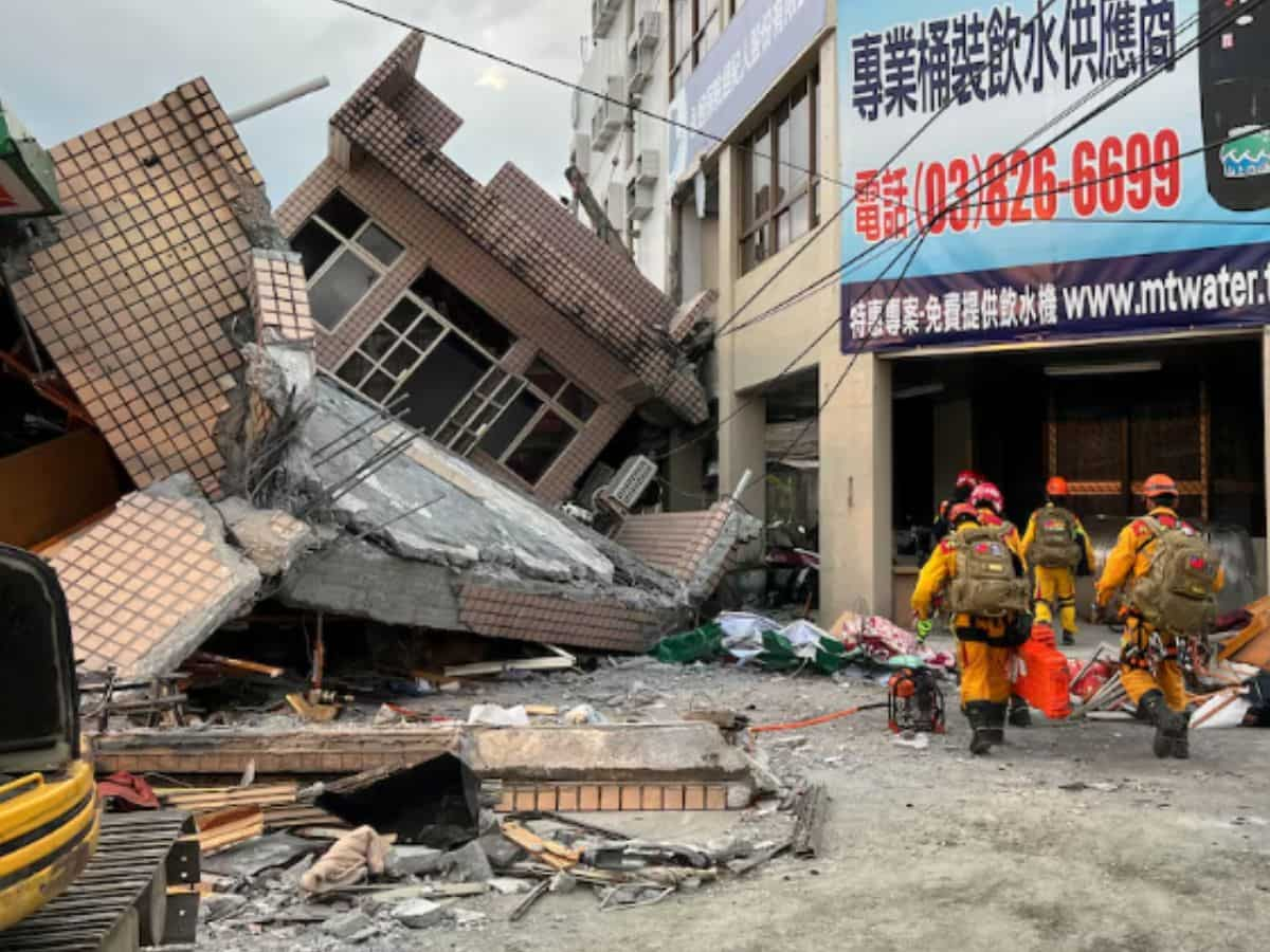 Earthquake today: A strong earthquake shakes Taiwan, damaging buildings ...