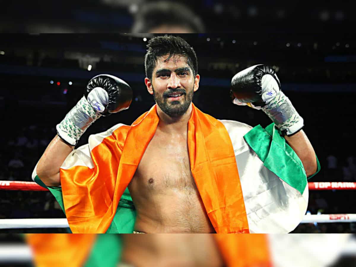 2024 Lok Sabha Elections: Olympic medallist boxer Vijender Singh joins BJP; leaves Congress