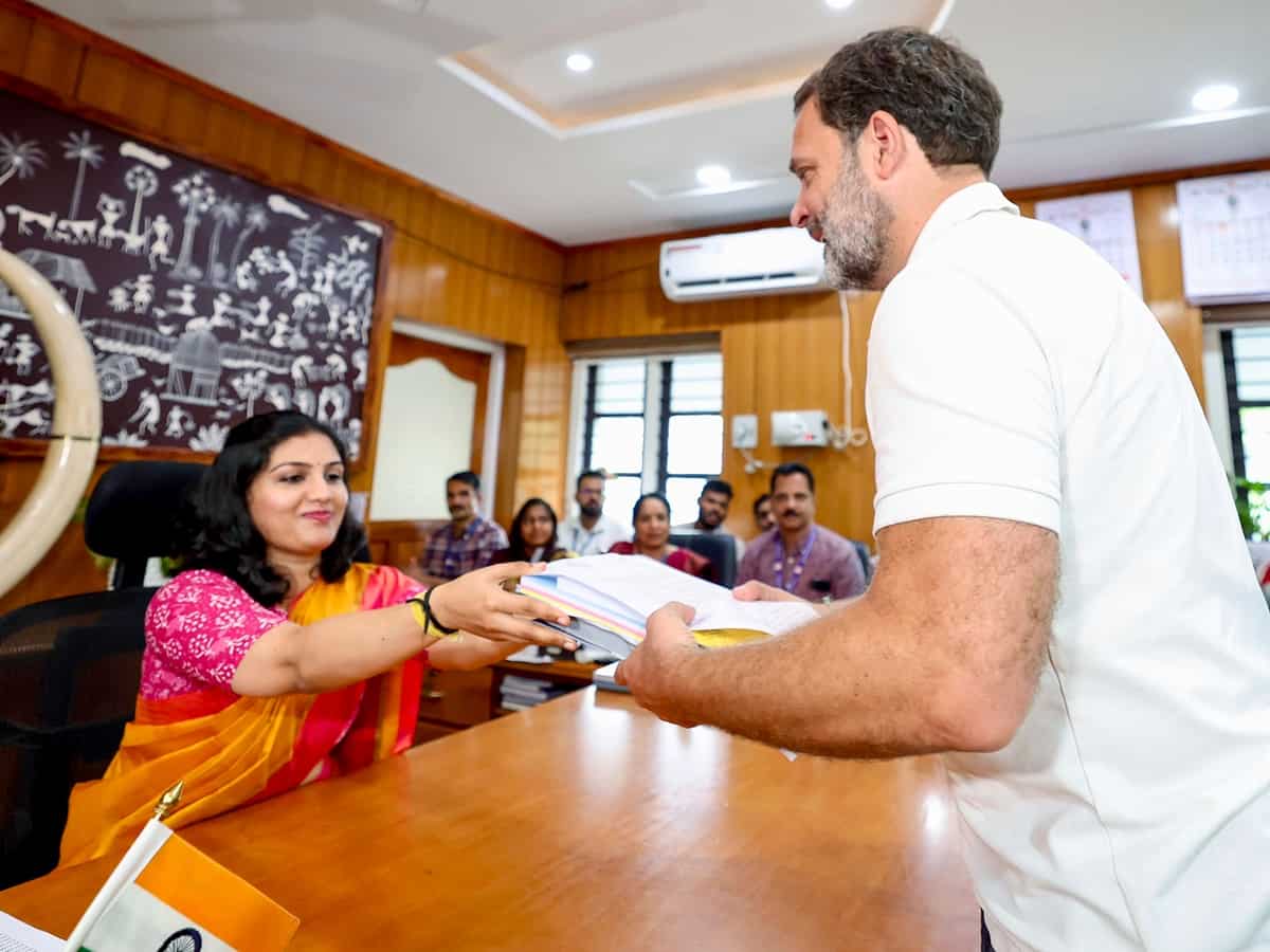 General Elections 2024: Rahul Gandhi files nomination from Kerala's Wayanad Lok Sabha seat