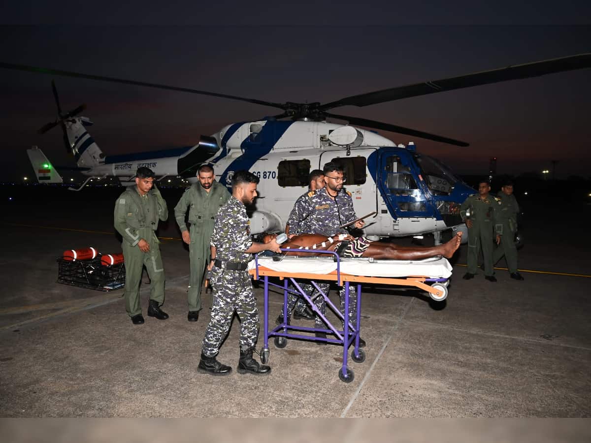 Indian Coast Guard evacuates Sri Lankan fisherman with heart ailment