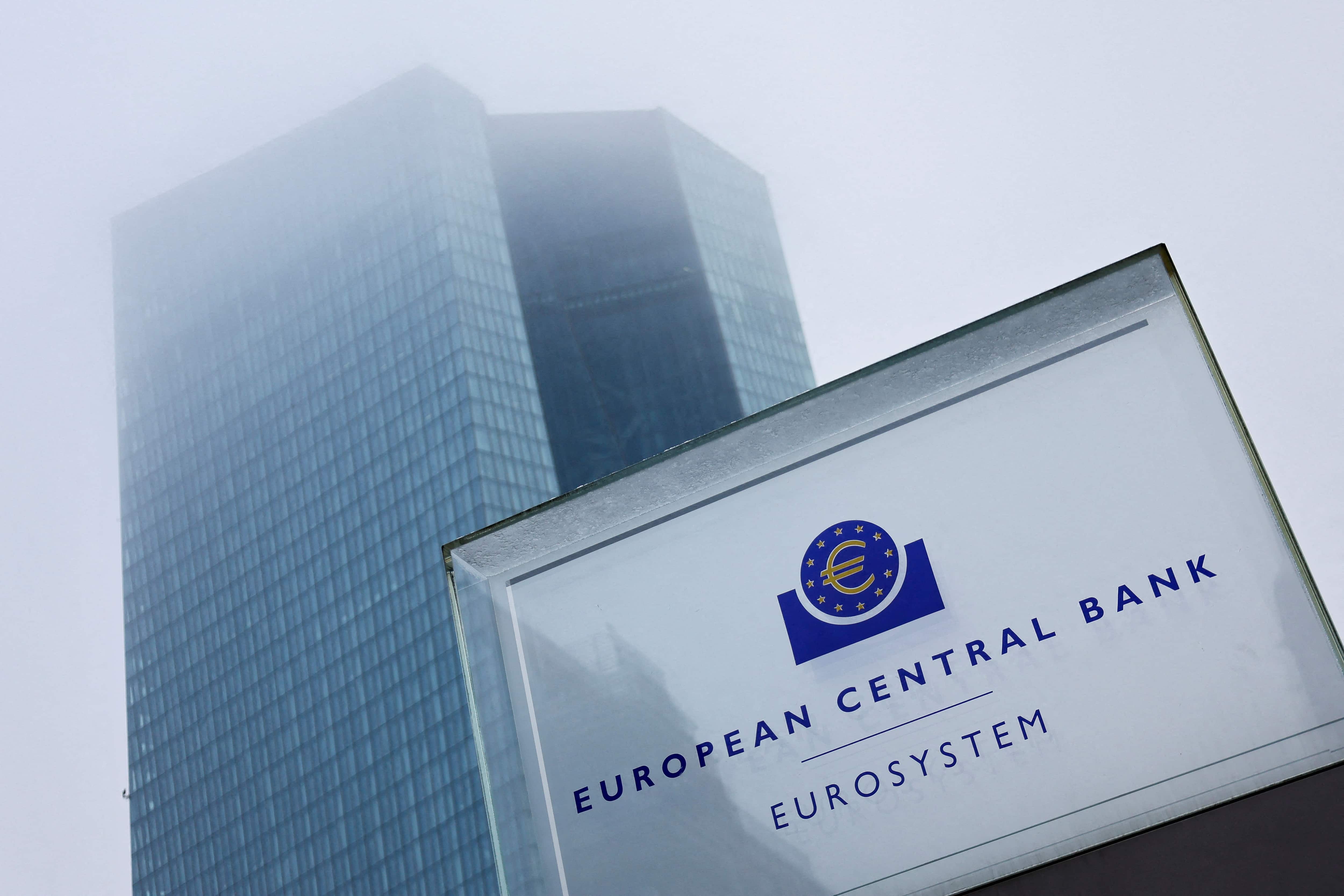 ECB holds rates at record highs, signals upcoming cut