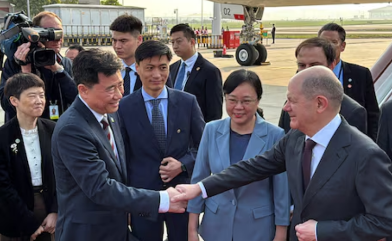 Germany's Scholz kicks off China trip amid tensions