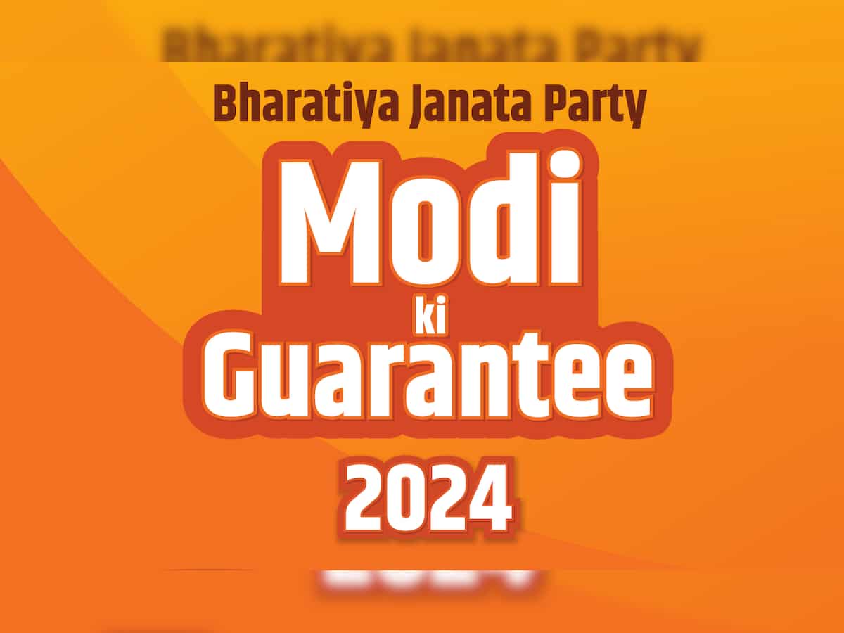 BJP manifesto 2024 contains 24 'Modi ki guarantees'; here's the full list