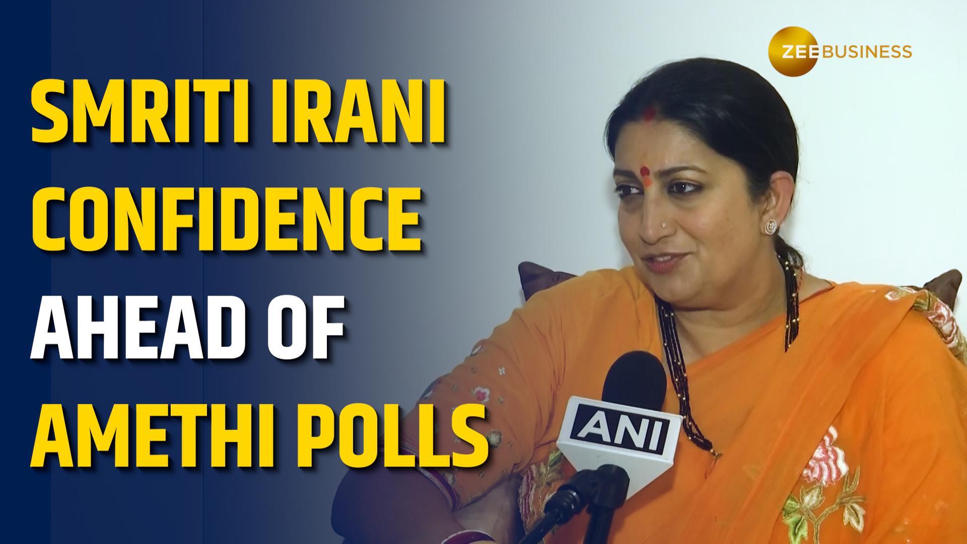 BJP's Smriti Irani Expresses Confidence in Winning Amethi Against Rahul Gandhi