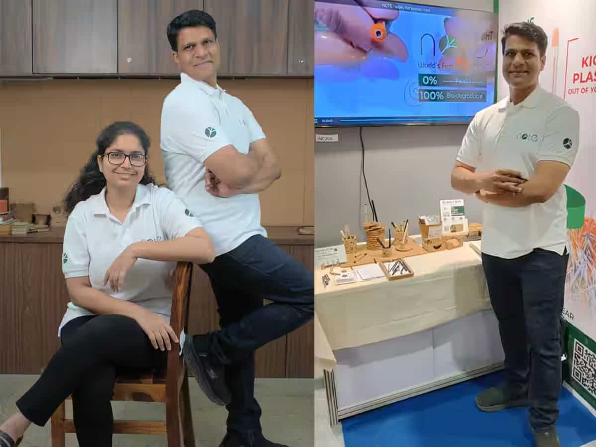 This Delhi startup couple revolutionises pen industry, know about their journey towards sustainability
