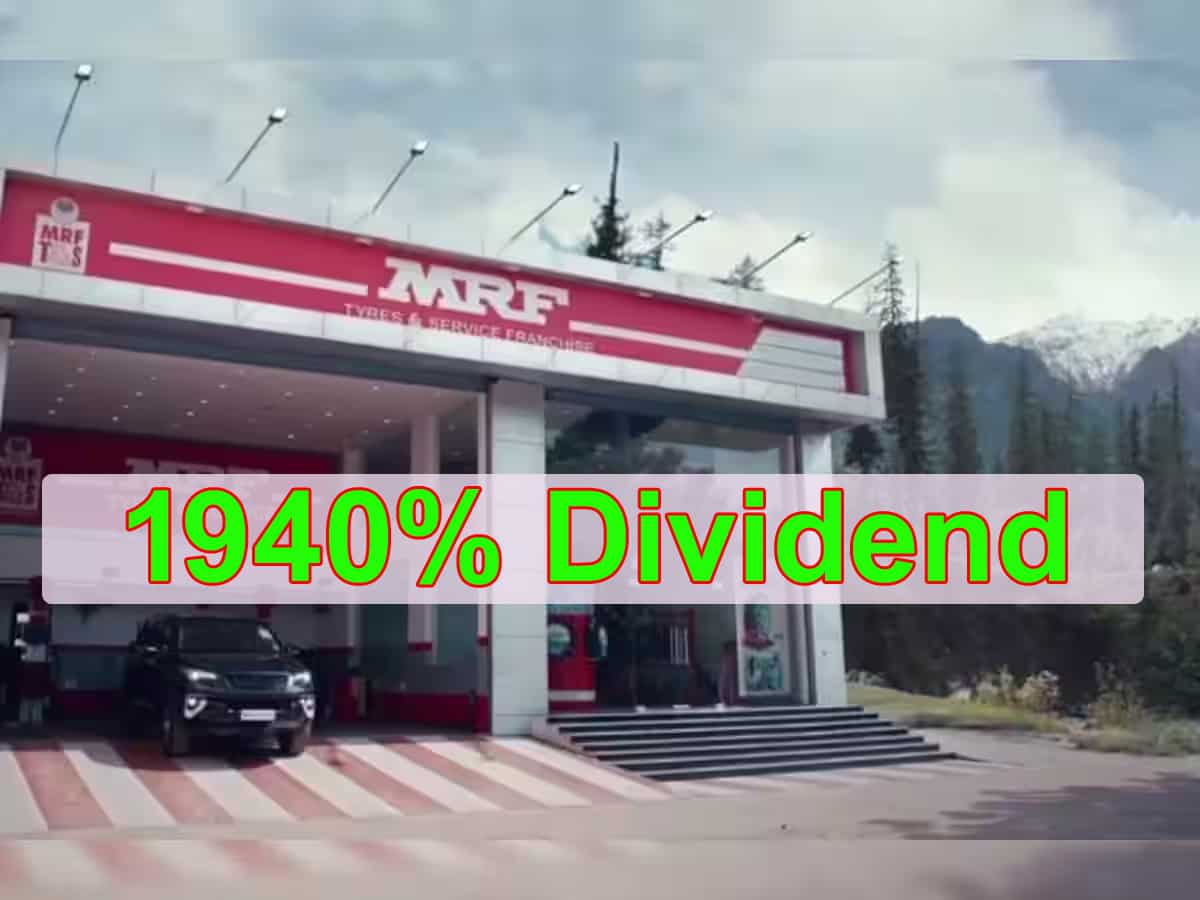 MRF dividend 2024: Board recommends 1940% final dividend - Check details