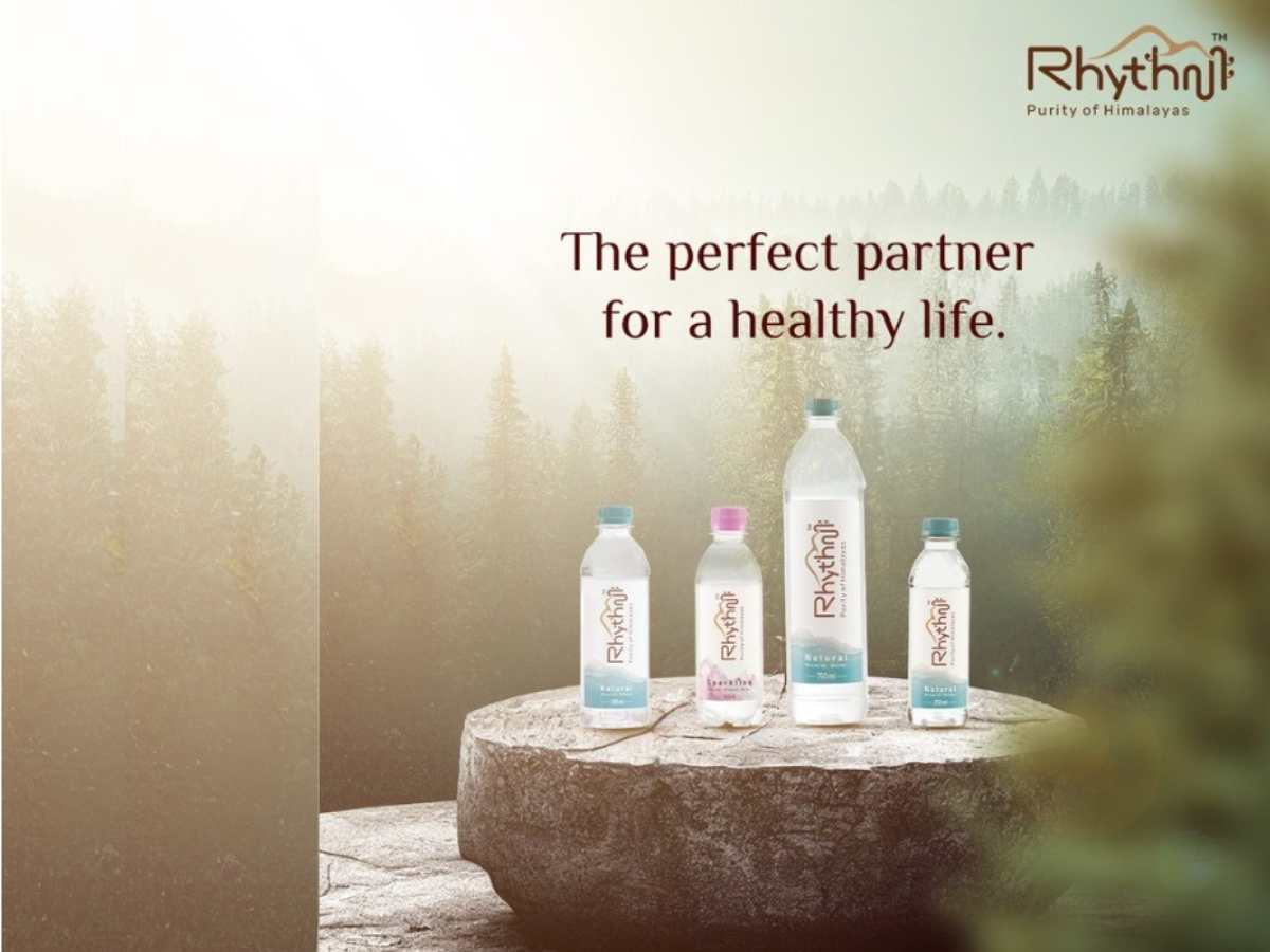 Uncap the essence of the Himalayas: Rhythm water