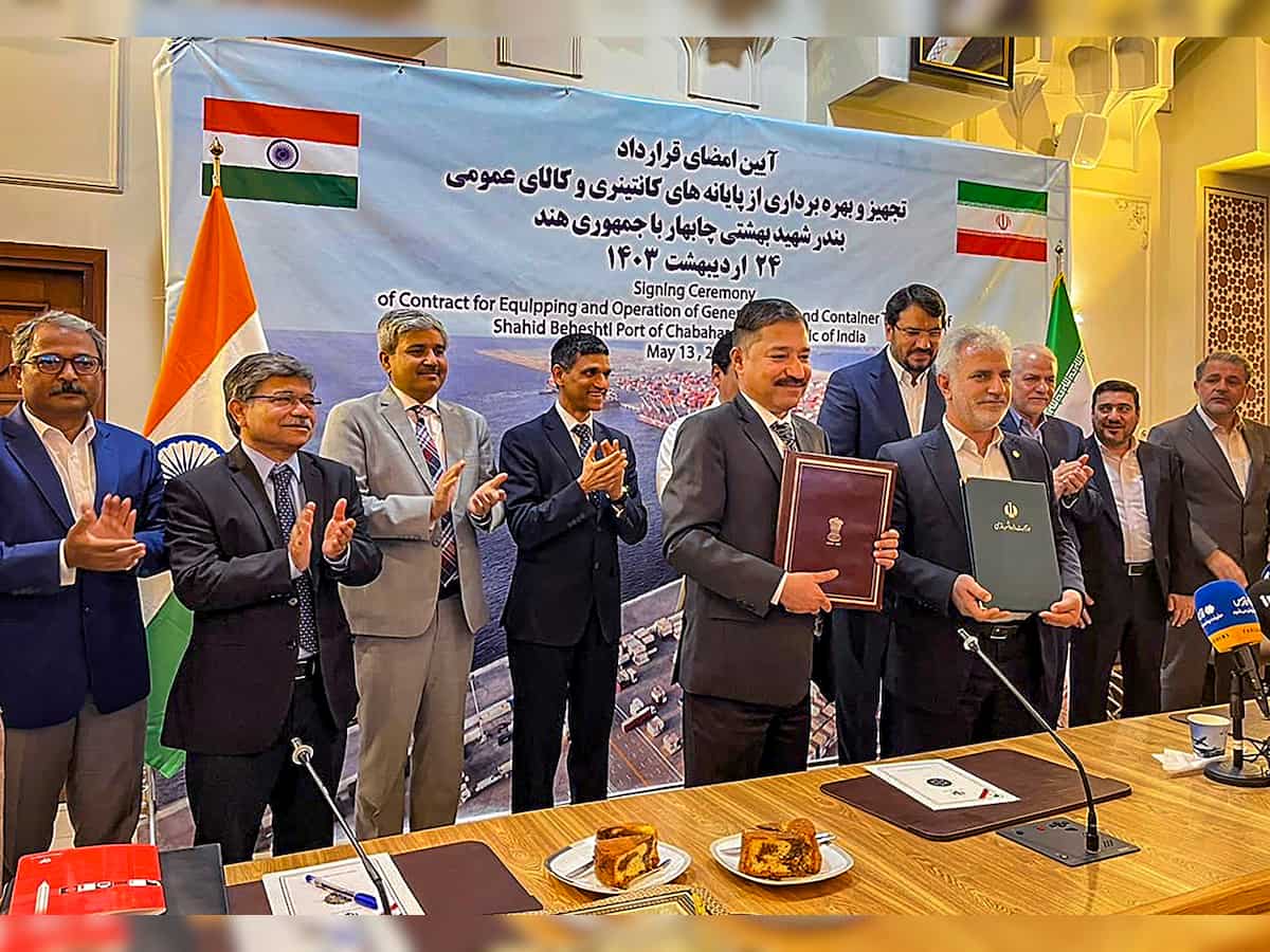 India, Iran sign long term bilateral contract on Chabahar Port operation 