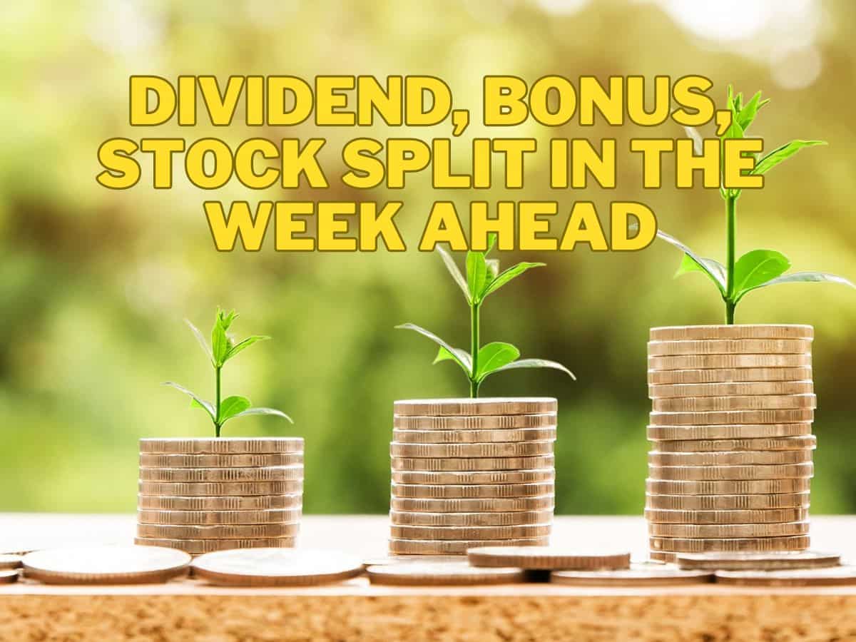 Dividend, bonus, stock split stocks next week: SBI, Trent, Colgate Palmolive, Bharat Dynamics, Tata Consumer Products, other stocks to trade ex-date