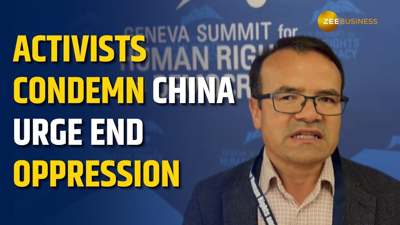 Activists Condemn China's Actions, Urge End to Uyghur and Tibetan Oppression