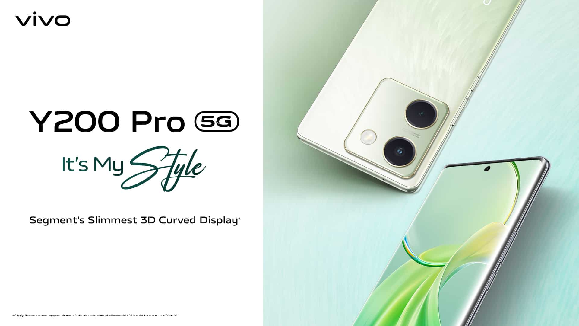 Vivo Y200 Pro 5G with segment’s slimmest 3D curved display launched ...