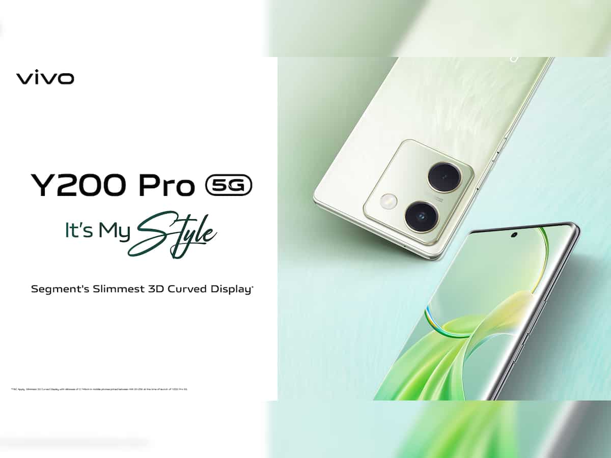 Vivo Y200 Pro 5G with segment’s slimmest 3D curved display launched - Check specs, price, availability