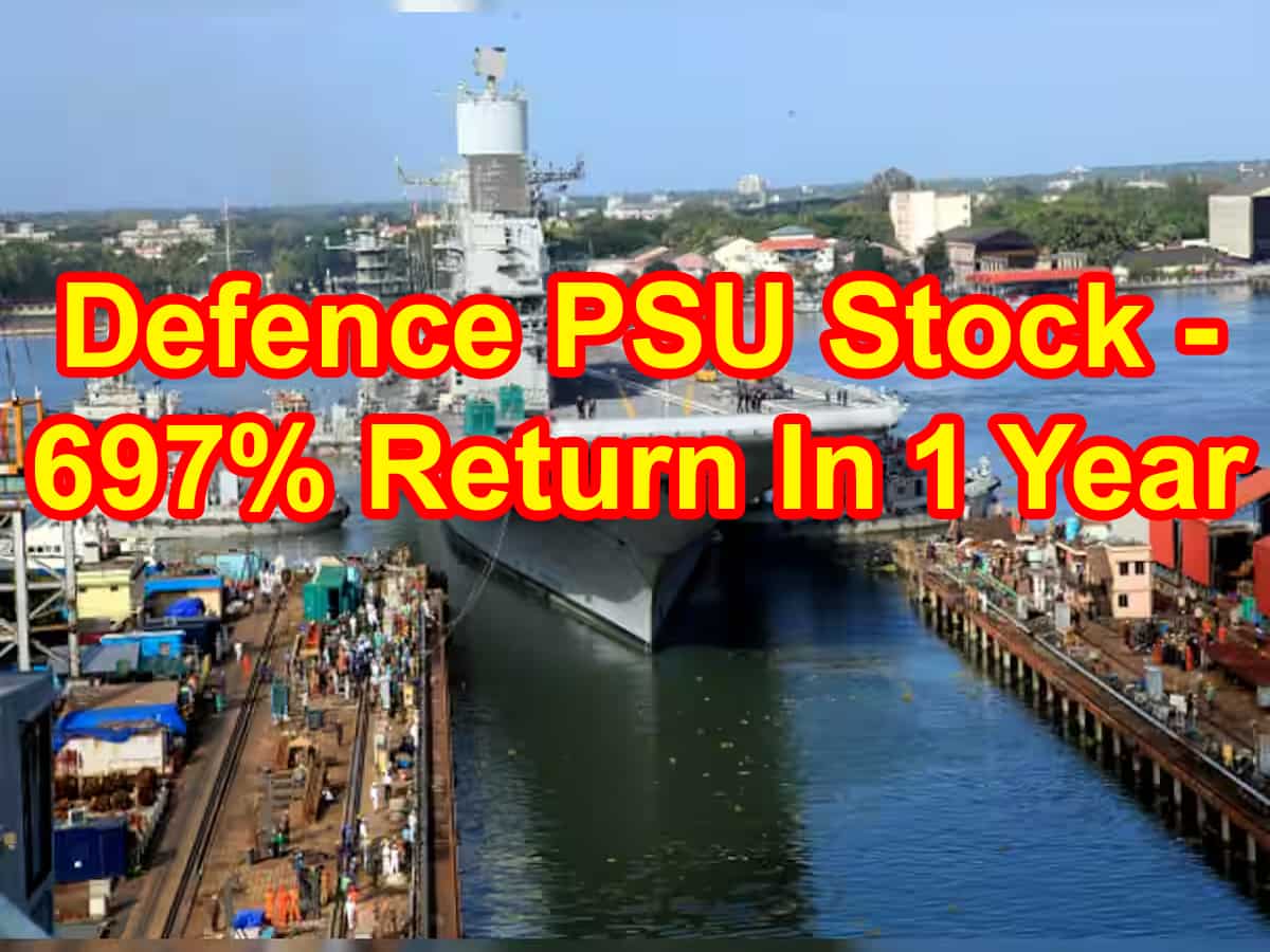697% return in 1 year: This defence PSU stock is in focus after bagging order from UK firm 
