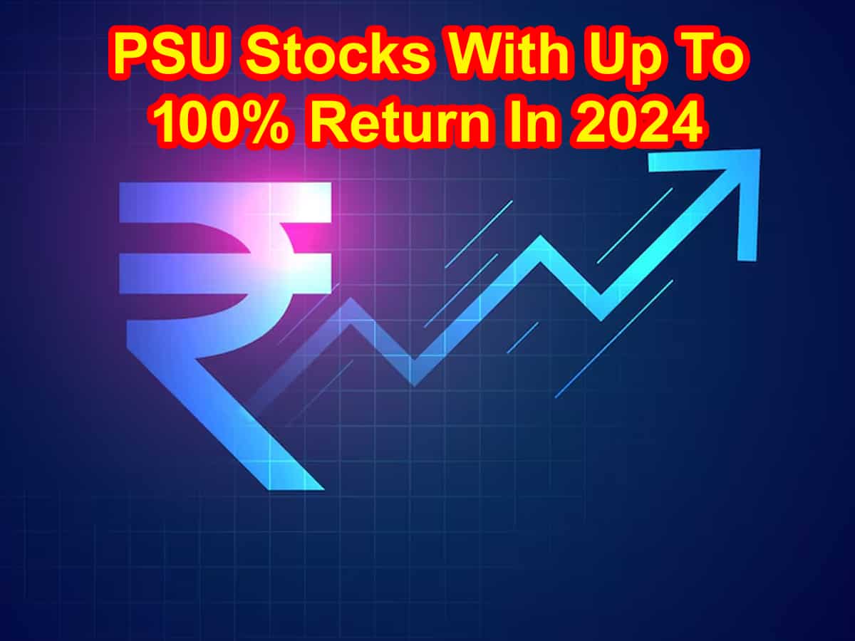 PSU stocks list with up to 100% return in 2024