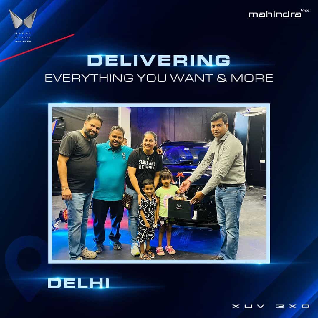 Mahindra XUV 3XO deliveries begin: Delhi