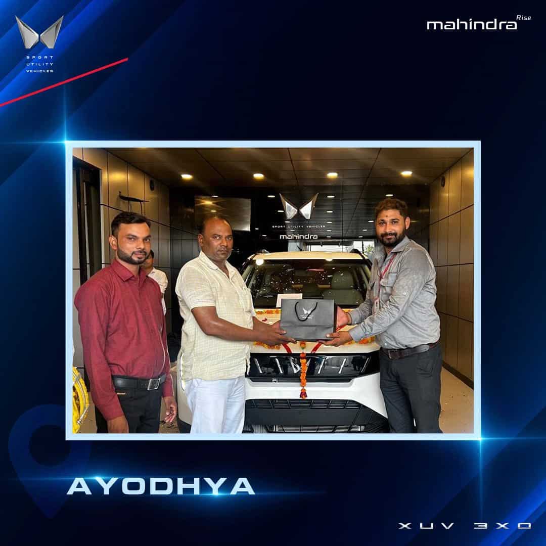 Mahindra XUV 3XO deliveries begin: Ayodhya
