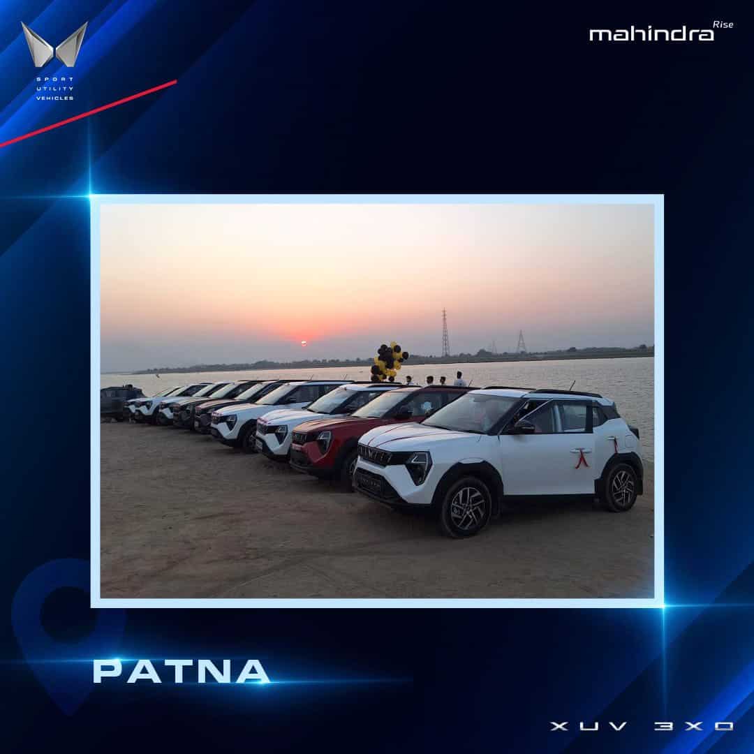 Mahindra XUV 3XO deliveries begin:  Patna