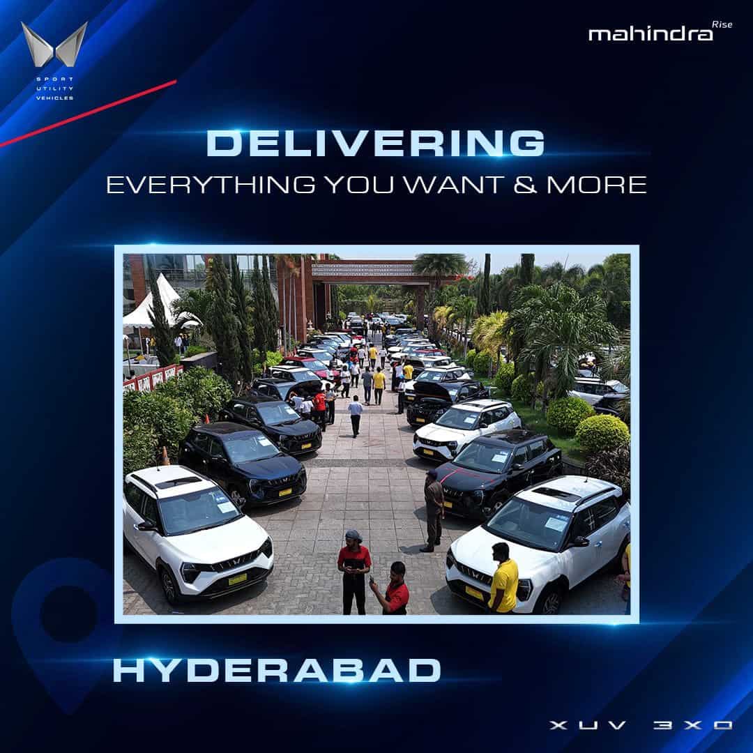 Mahindra XUV 3XO deliveries begin: Hyderabad