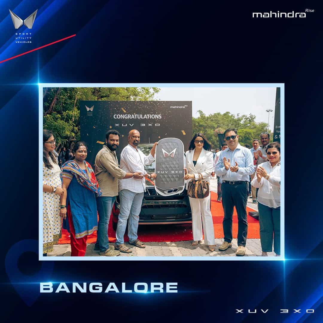 Mahindra XUV 3XO deliveries begin: Bangalore